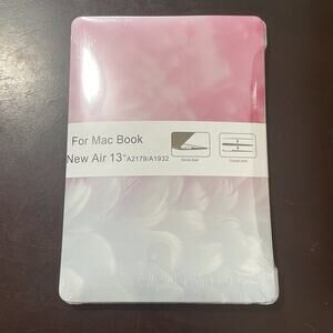 MacBook New Air 13” shell with red soft case